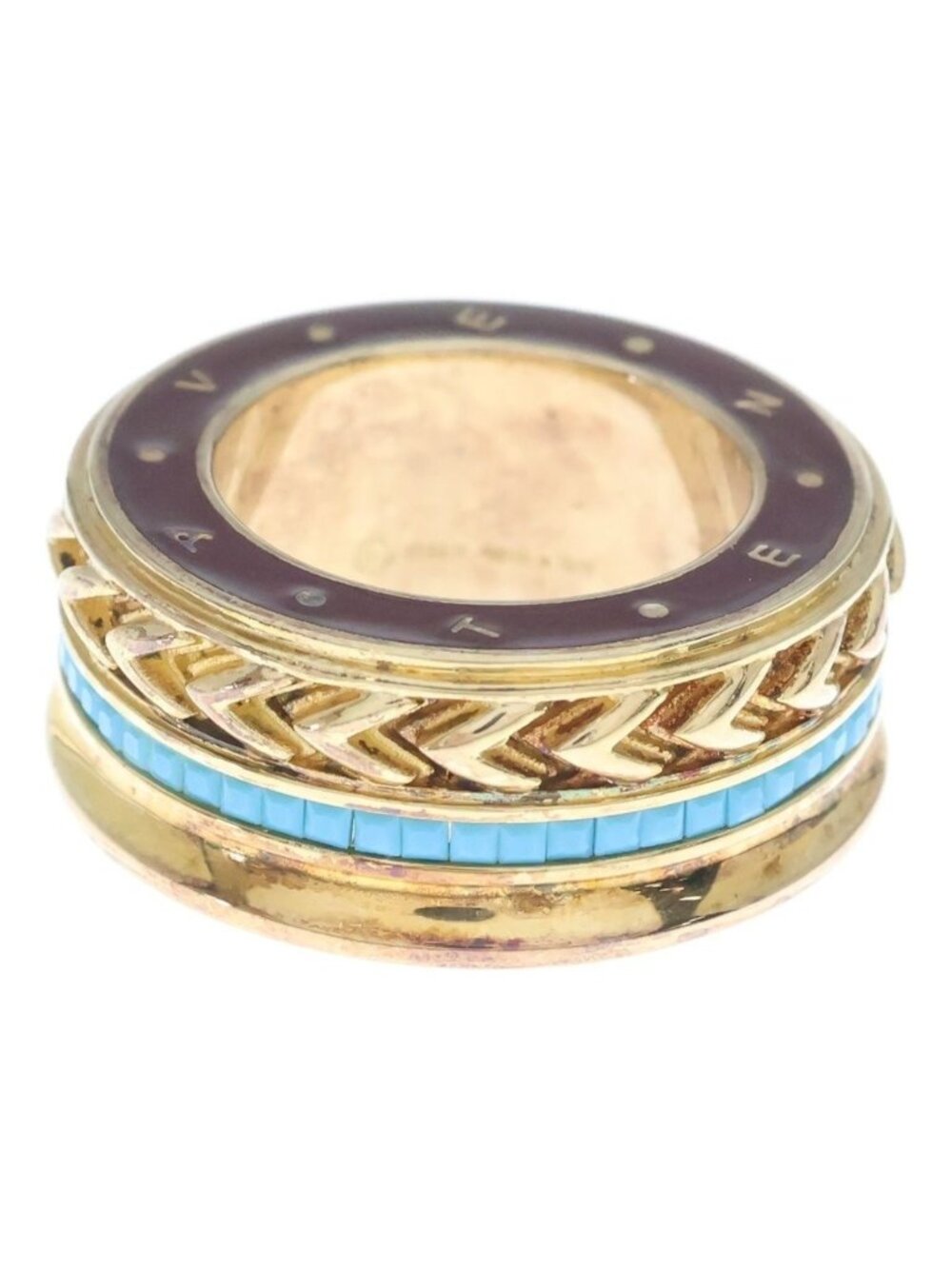 Bottega Veneta Design Ring Gold
